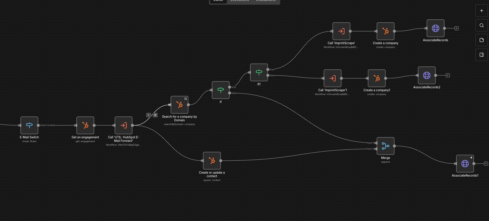 n8n Workflow – Automatische CRM-Datenanreicherung